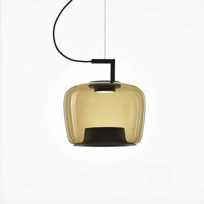 Sleek Glass Hanging Light | Simple Scandinavian Style
