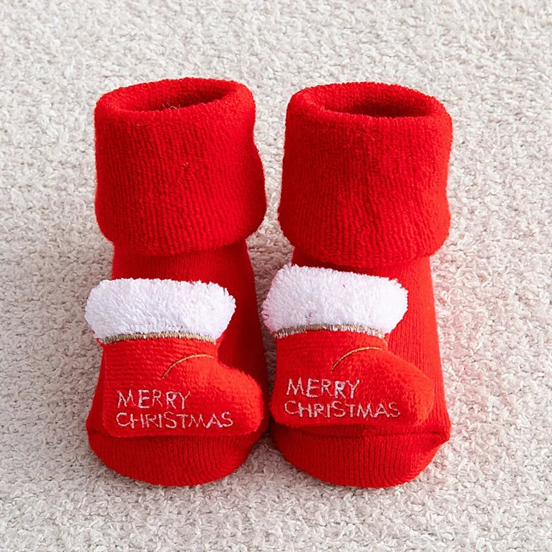 Baby Christmas Socks for Newborns