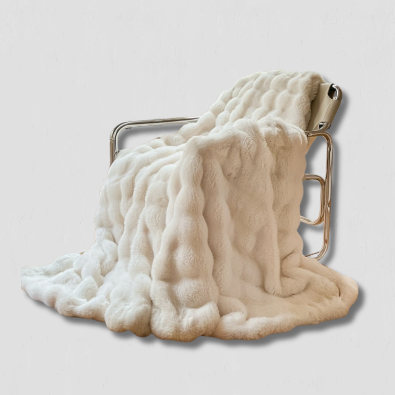 Plush Faux Fur Soft Throw Blanket - HappyKidMart
