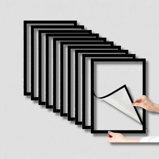 Sticky Picture Frame | Large Wall Mount Display Set - HappyKidMart