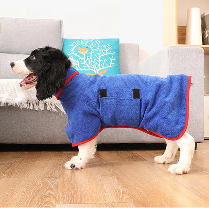 Cozy Pet Robe | Quick Dry Microfiber Bathrobe - HappyKidMart