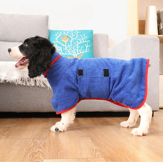 Cozy Pet Robe | Quick Dry Microfiber Bathrobe - HappyKidMart