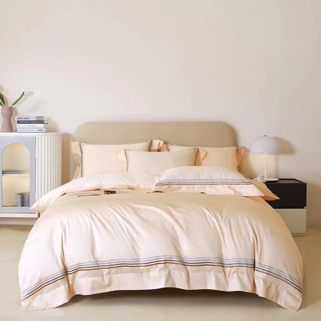 Soft Cotton Orange Bedding Set
