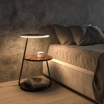 Compact 3 Tier End Table | Sleek Space Saver