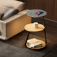 Compact 3 Tier End Table | Sleek Space Saver