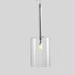 Modern Glass Pendant Lighting | Clear Red Hanging Lamp