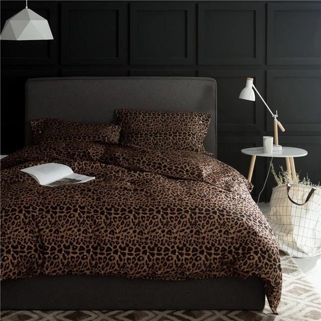 Animal Print Bedding Set | Luxury Cotton Duvet Cover - HappyKidMart