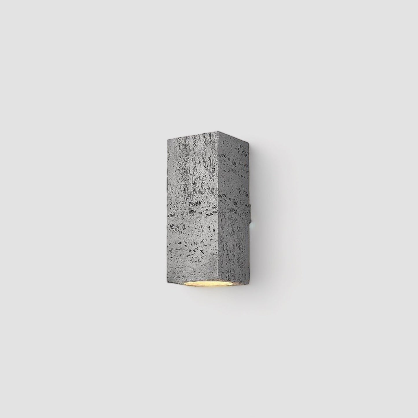 Rustic Concrete Outdoor Wall Lamp - HappyKidMart