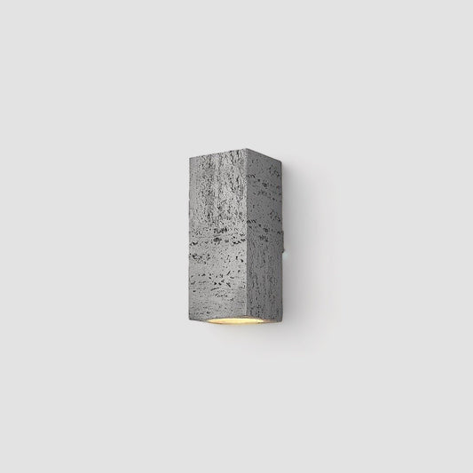 Rustic Concrete Outdoor Wall Lamp - HappyKidMart