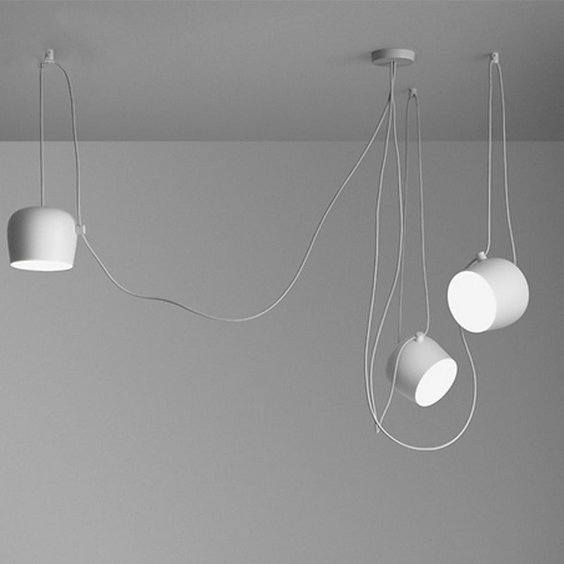 Stylish Hanging Light | Adjustable Dark Metal Shade
