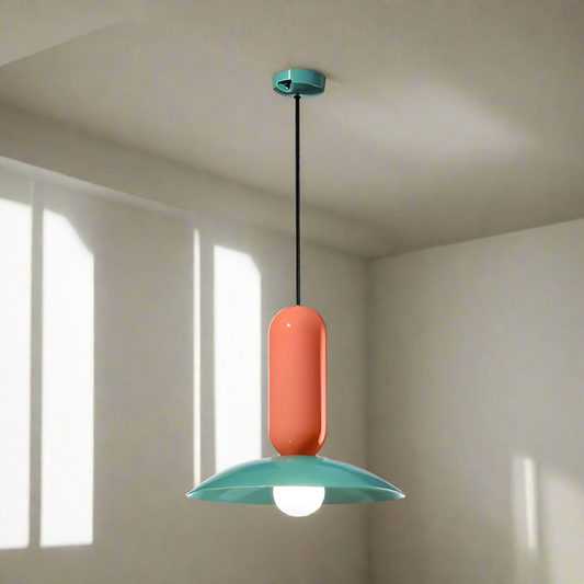 Pastel Glass Drop Pendant Light - HappyKidMart