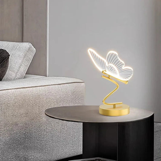 Chic LED Desk Lamp | Elegant Gold Accent Lighting - HappyKidMart