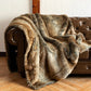 Plush Artificial Fur Blanket | Soft Fox Fur Style