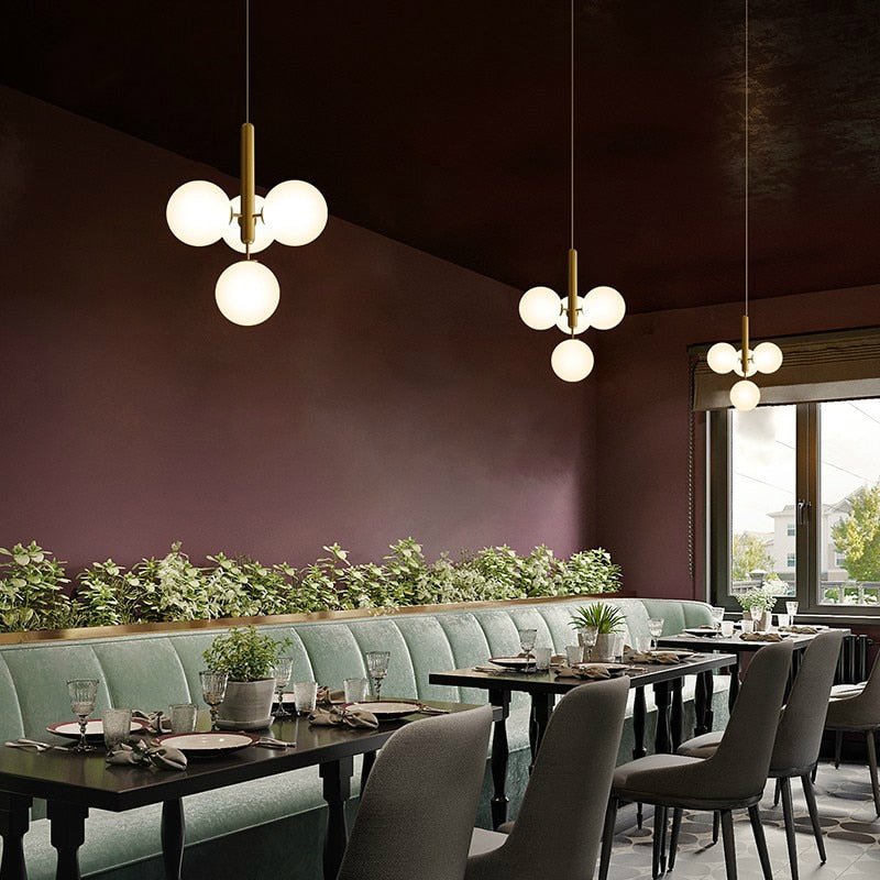 Stylish Glass Hanging Light | Globe Style Pendant