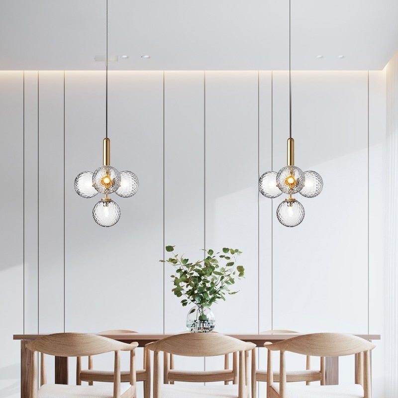 Stylish Glass Hanging Light | Globe Style Pendant