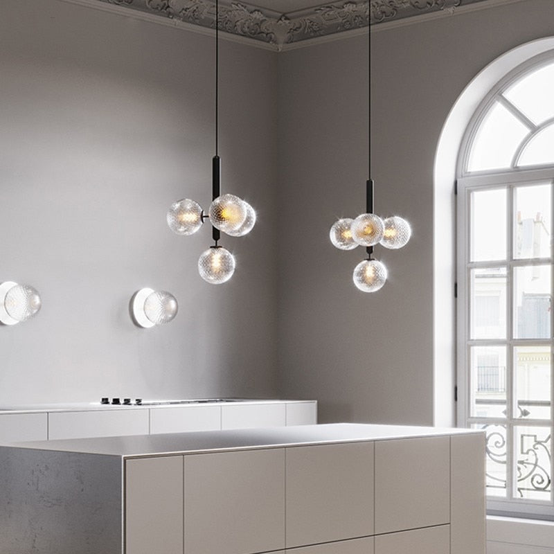 Stylish Glass Hanging Light | Globe Style Pendant