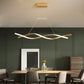Stunning Spiral Pendant Light | LED Wave Chandelier