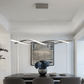 Stunning Spiral Pendant Light | LED Wave Chandelier