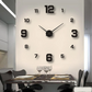Stylish Wall Clock with 3D Number Display