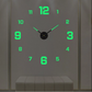 Stylish Wall Clock with 3D Number Display