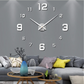 Stylish Wall Clock with 3D Number Display