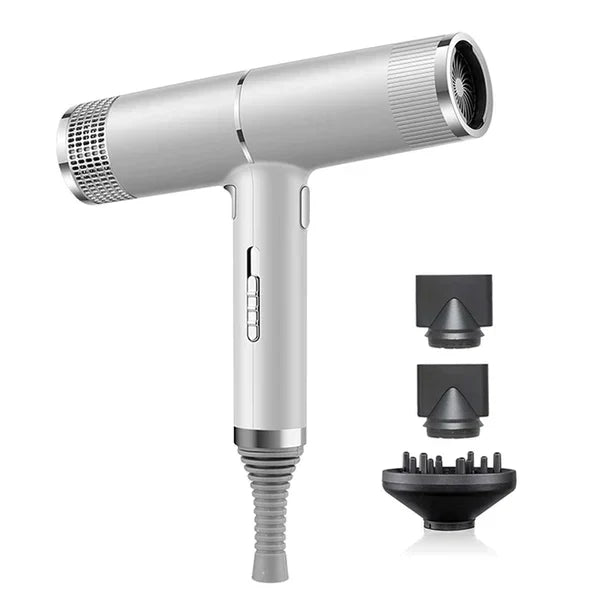 Fast Ionic Salon Hair Dryer with Diffuser & Nozzles