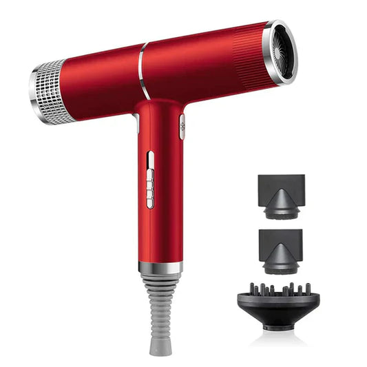 Fast Ionic Salon Hair Dryer with Diffuser & Nozzles - HappyKidMart