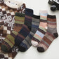 Warm Snowflake Patterned Socks
