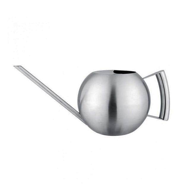 Stylish Garden Watering Can | Stainless Steel Brass Look