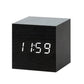 Stylish Wooden LED Digital Clock
