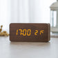 Stylish Wooden LED Digital Clock