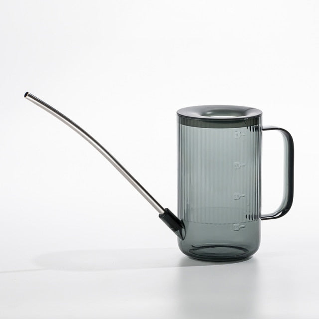 Stylish Glass Watering Can With Long Nozzle