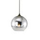 Stylish Glass Hanging Light | Smoke Gray Globe Shade