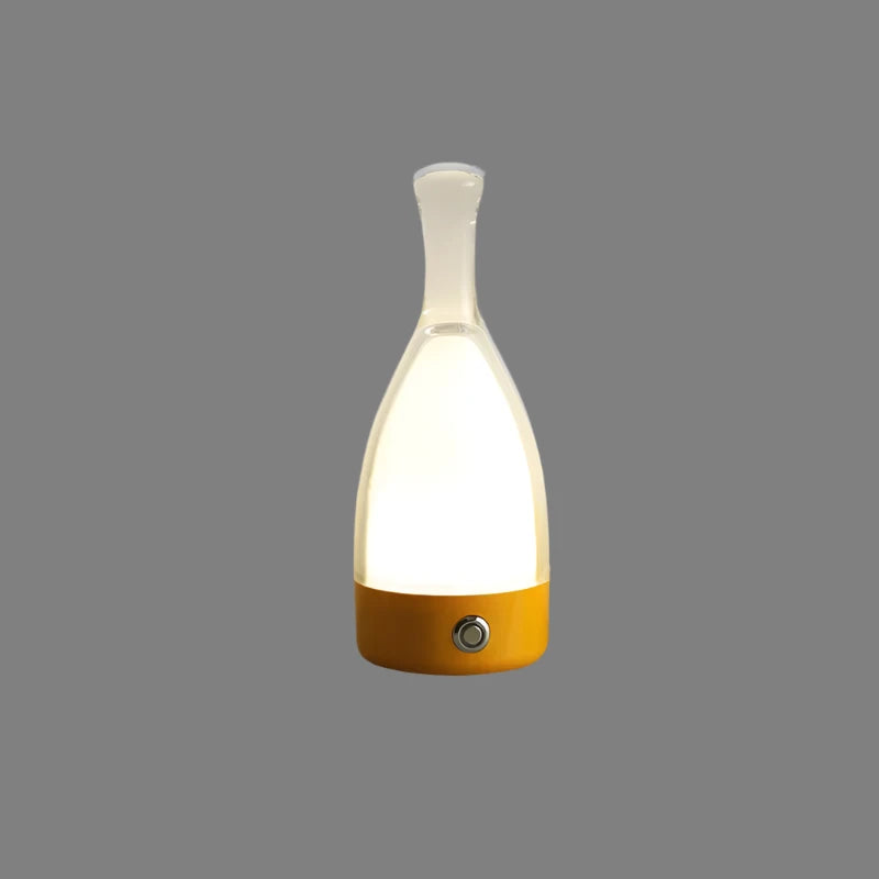 Modern Rechargeable Wine Bottle Desk Lamp