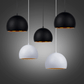 Sleek Black Metal Pendant Lighting