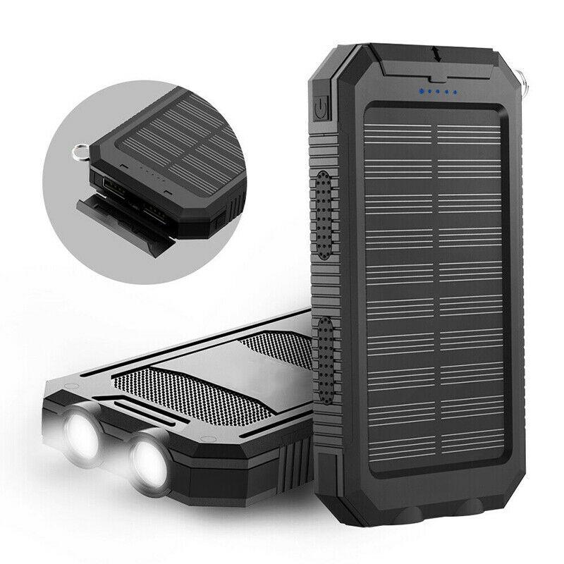 Portable Solar Dual USB Waterproof Charger - HappyKidMart
