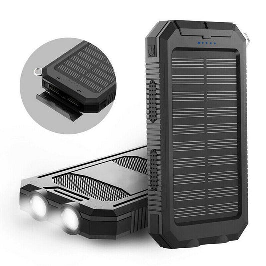Portable Solar Dual USB Waterproof Charger - HappyKidMart
