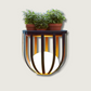 Outdoor Solar Powered Lamp | Contemporary Planter Base - HappyKidMart