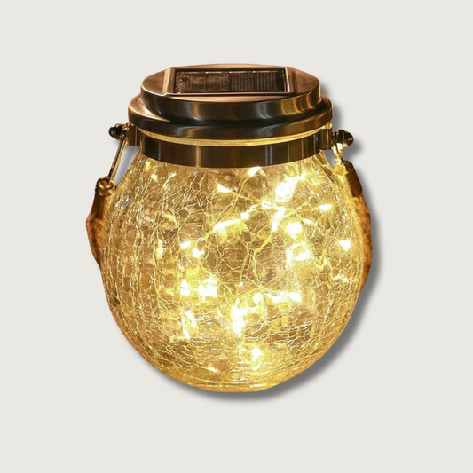 Colorful Glass Solar Lantern - HappyKidMart