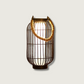 Exterior Solar Powered Lantern Asian Style Metal Frame - HappyKidMart