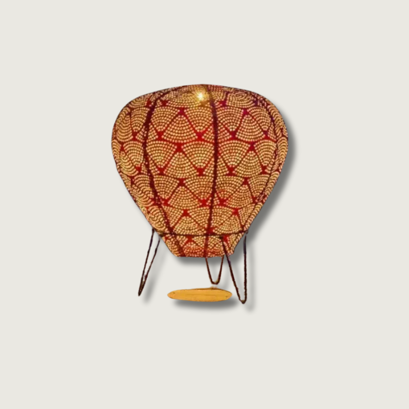 Decorative Outdoor Solar Light | Round Metal Lantern - HappyKidMart