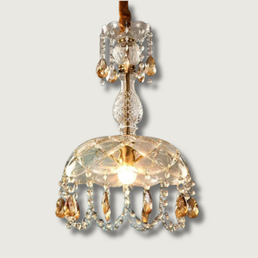 Luxury Glass Drop Pendant Chandelier - HappyKidMart
