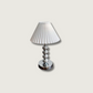 Metal Desk Lamp | Fabric Shade Round Base - HappyKidMart