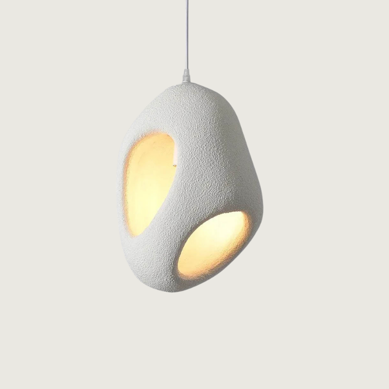 Stylish Pendant Light | White Glass Drop Design - HappyKidMart