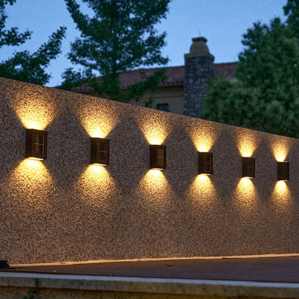Bright Outdoor Solar Powered LED Wall Lights