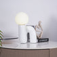 Stylish Desk Lamp | Soft Pink Glass Shade