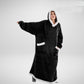 Large Cozy Microfleece Blanket with Sherpa Lining