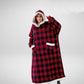Large Cozy Microfleece Blanket with Sherpa Lining