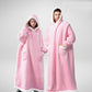 Large Cozy Microfleece Blanket with Sherpa Lining