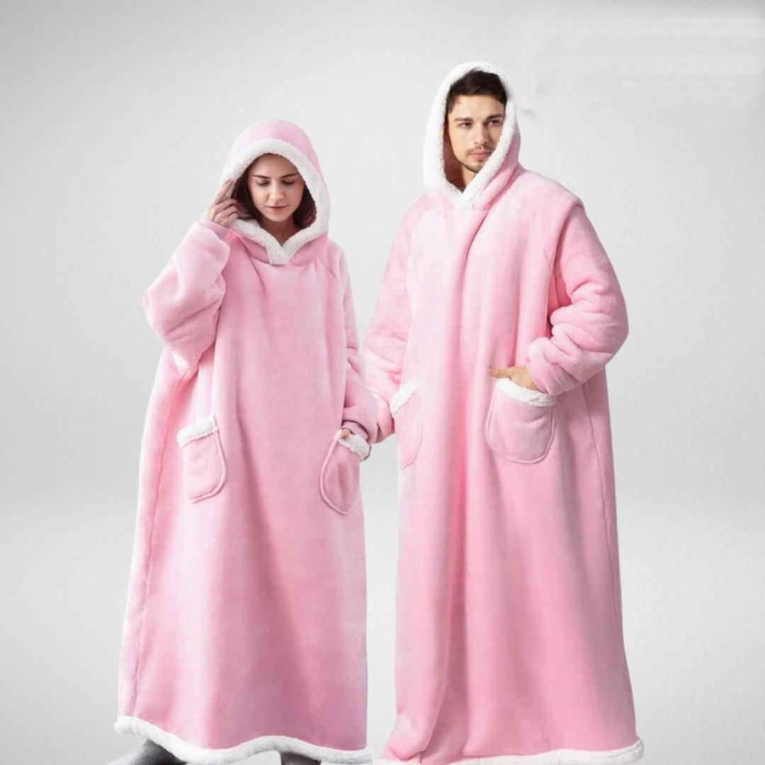 Large Cozy Microfleece Blanket with Sherpa Lining